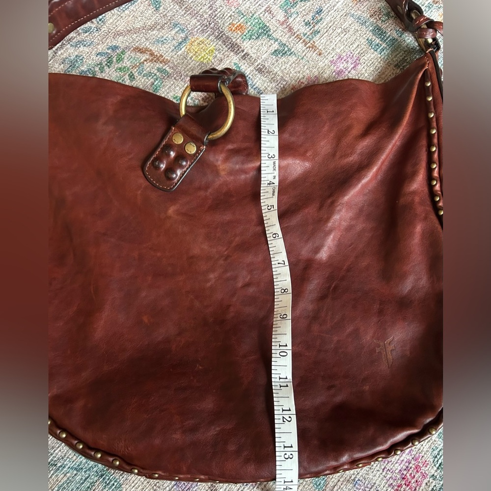 Frye Roxanne Large Hobo Bag, Whiskey color - Picture 14 of 16
